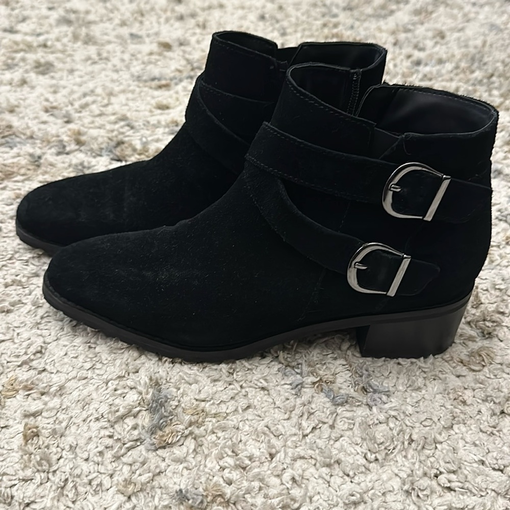 Blondo Black suede boots VGUC